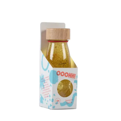PETIT BOUM Senzorična steklenička Gold