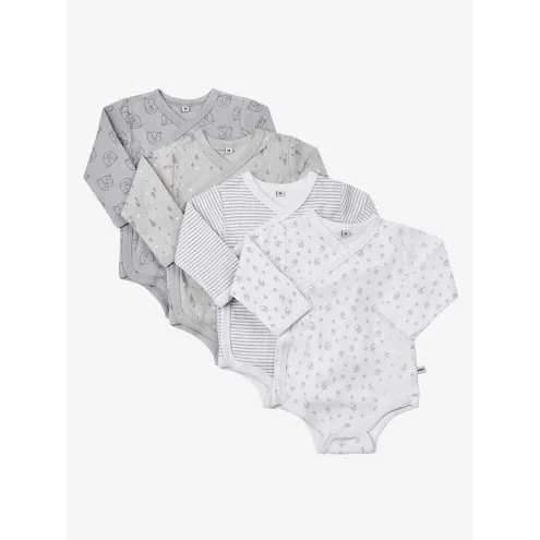 PIPPI Otroški bodi Benkica Harbor Mist 68 - 4 kos