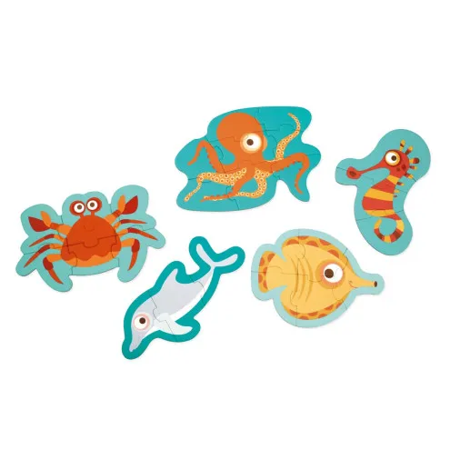 SCRATCH Puzzle sestavljanke Ocean