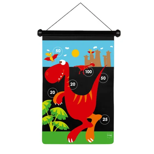 SCRATCH Magnetni pikado za otroke Dinozaver 