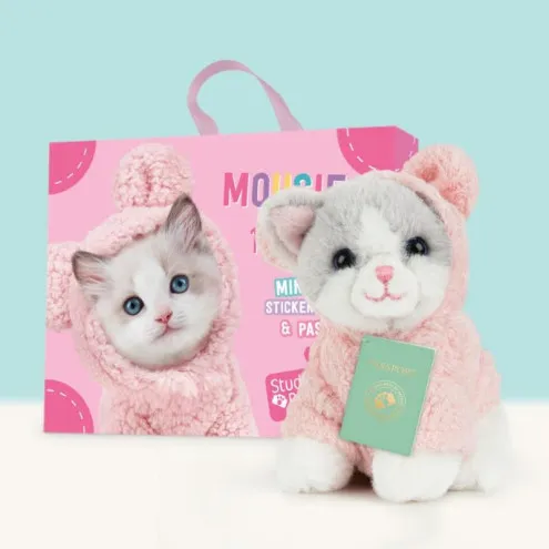 darila za punčke STUDIO PETS Plišasta muca Mousie