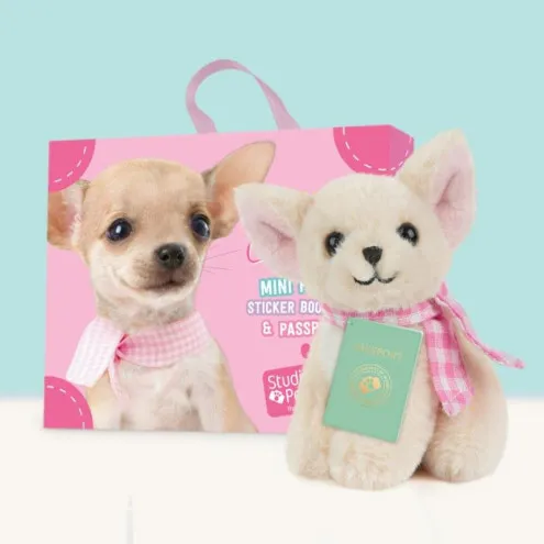 STUDIO PETS Plišasti kuža Čivava Pinkie - darila za punčke