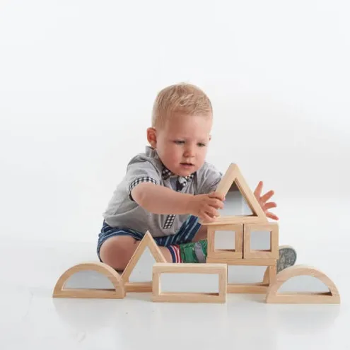 TICKIT Lesene kocke Ogledala