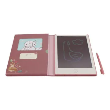 Embalaža Little Dutch Otroška LCD tablica za risanje Pink z motivi Fairy Garden