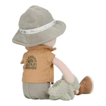 Mehka plišasta igrača Ranger Jim s safari klobukom in krokodilčkom