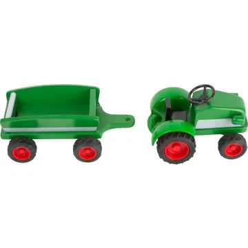 SMALL FOOT Lesen traktor s prikolico