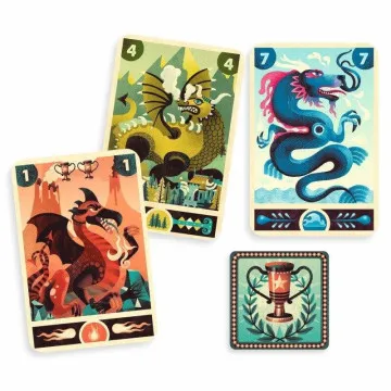 Djeco strateška igra s kartami Dragon Deck za otroke 6+