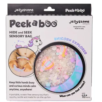 Jellystone senzorična igrača Samorog za umirjanje, potovanja in igro brez nereda