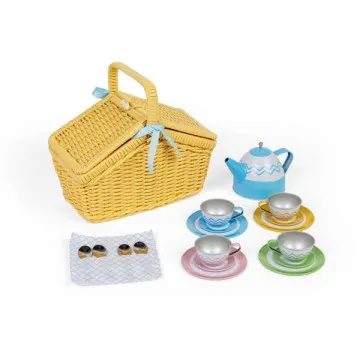 BIGJIGS Set za čajanko Piknik košara