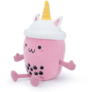 Rožnata squishy plišasta igrača Besitos Unicorn Pearl Milk Tea – Samorog