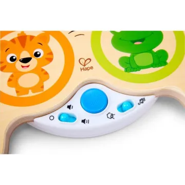 Lesena glasbena igrača za dojenčke Hape Baby Einstein Magic Touch bobni