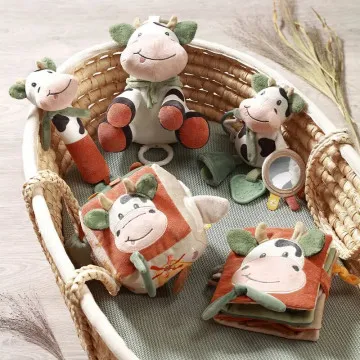 Senzorične igrače za dojenčke Babyono Cow Bingo