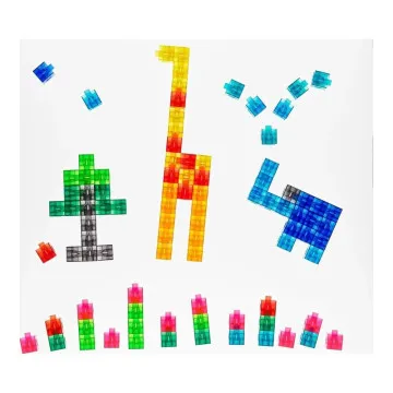 Didaktične igrače EDX Link kocke – sestavljanje in matematika