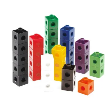 EDX povezovalne kocke 2 cm – matematične kocke za otroke