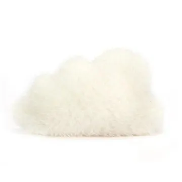 Plišaste igrače Jellycat – bel puhast oblak Amuseables Stratto Cloud