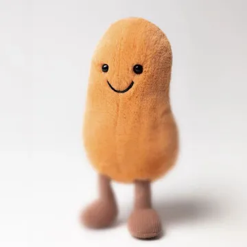 Plišaste igrače Jellycat – Amuseables Bean z nasmehom in mehkimi nogicami