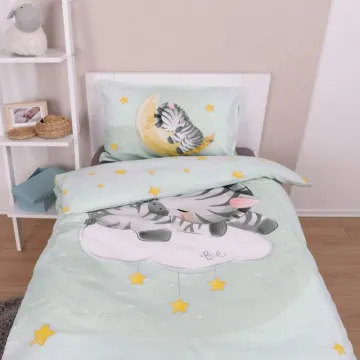 BABYBEST Otroška posteljnina 100x135 cm Zebra