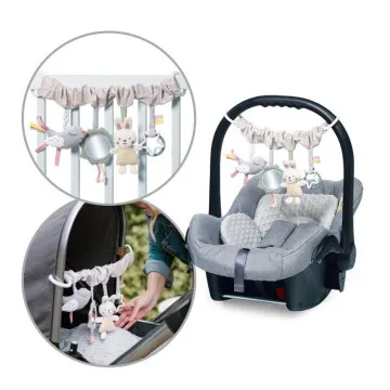 Igrača za voziček BabyOno Nature – senzorična obešanka za dojenčke
