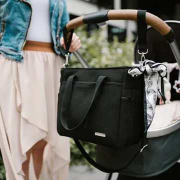 BABYONO Previjalna torba torba za voziček Carmen Black