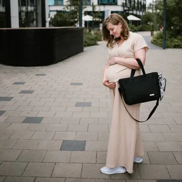 BABYONO Previjalna torba Carmen Black - Torba za plenice