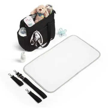 BABYONO Previjalna torba s previjalno podloga Carmen Black