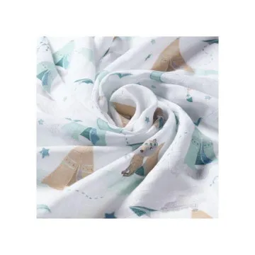 BABYONO Tetra plenice bambusove Blue (3 kos) 
