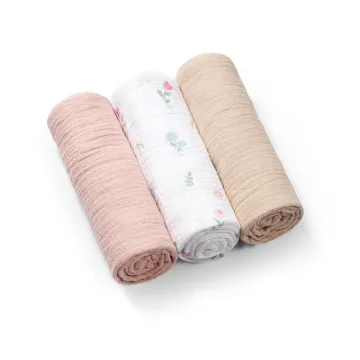 Babyono tetra plenice Super Soft Rose set 3