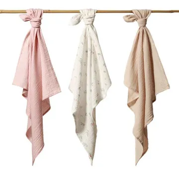 BABYONO muslin tetra plenice Rose v nežnih tonih