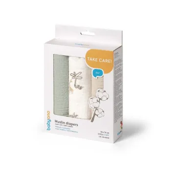 BABYONO tetra plenice Safari paket 3 kosi