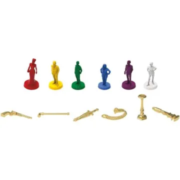 Cluedo figure in igralni dodatki