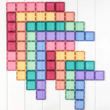 CONNETIX Pastel Ractangle Pack 24