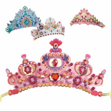 DJECO Do It Yourself Mosaic Tiaras 