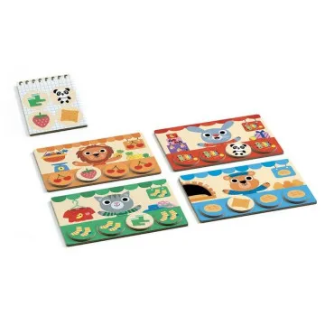 DJECO Družabna igra Memo Loto Shop