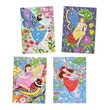 DJECO Glitter Boards Life of Fairies
