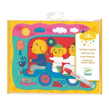 DJECO Magic Colouring Pobarvanka Road