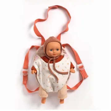 DJECO Nosilka za dojenčka igračo Baby Lavender