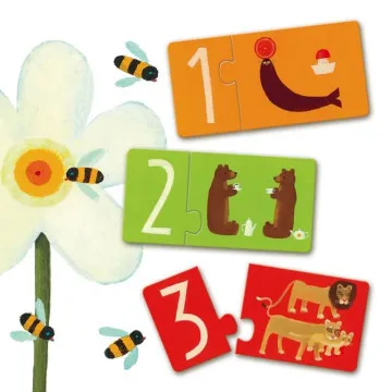 DJECO Puzzle duo Števila
