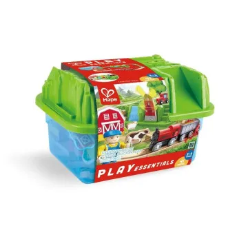Hape vlakec v vedru s pokrovom kot delom proge