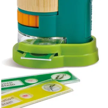 Hape otroški mikroskop z LED osvetlitvijo in povečavo 120x