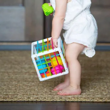 FAT BRAIN TOYS Montessori igrače za dojenčke InnyBin