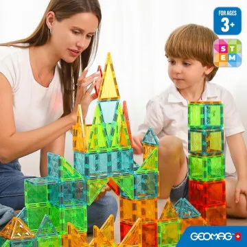GEOMAG 100 Tiles Gems - Magneti za sestavljanje