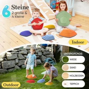 Franken Fluss-Steine 2 ravnotežni kamni za aktivno igro otrok od 3 let