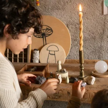 Lesene igrače Grapat – open ended play in loose parts
