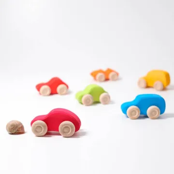 GRIMM'S Avtomobilčki Colored Wooden Cars