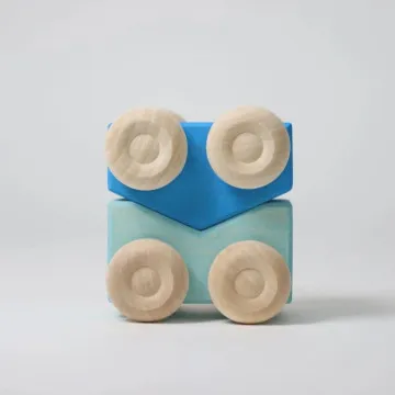Grimm’s Avtomobilčki Stacking Cars Blue za dojenčke