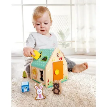 HAPE Vstavljanka Lesena hiška