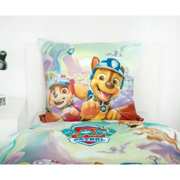 HERDING Otroška posteljnina 140x200 cm Tačke na patrulji Dino