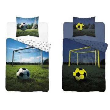 HOLLAND Posteljnina Nogomet Gol 140x200 cm Glow in the dark