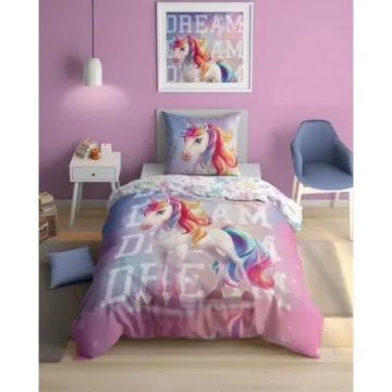 HOLLAND Posteljnina Samorog 140x200 Mavrica Dream Glow in the dark