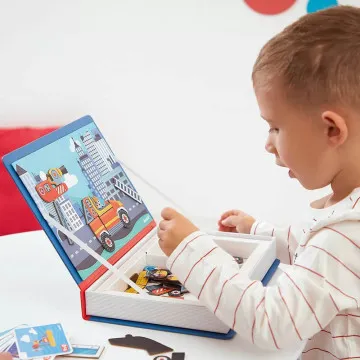 JANOD Magneti za otroke Magnetibook Gasilci